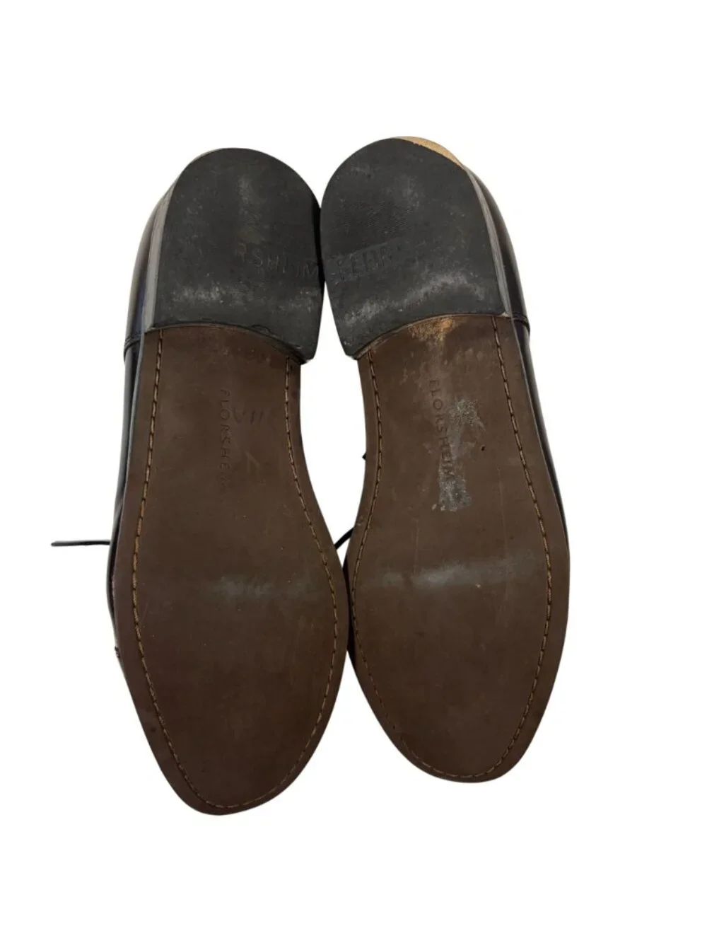 Florsheim Broxton Cap Toe Oxford Shoes Mens Size 11.5 D Black Leather